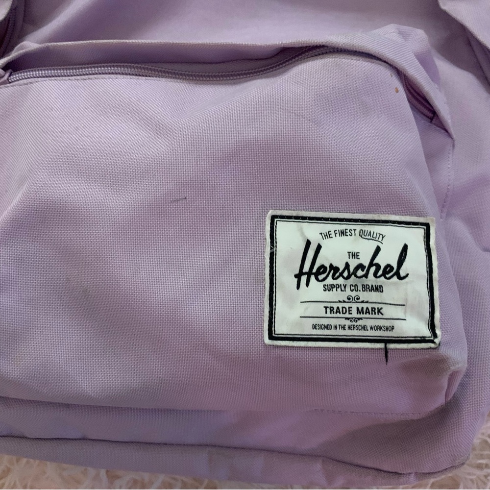 Herschel Backpack Light Purple Canvas - Picture 4 of 7